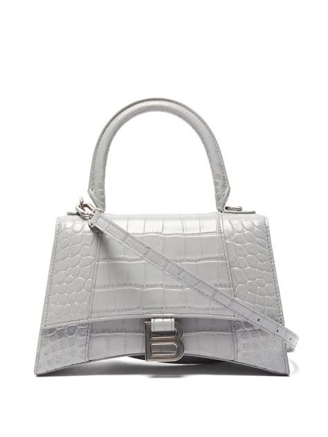 balenciaga hourglass dupe bag|balenciaga hourglass bag crocodile.